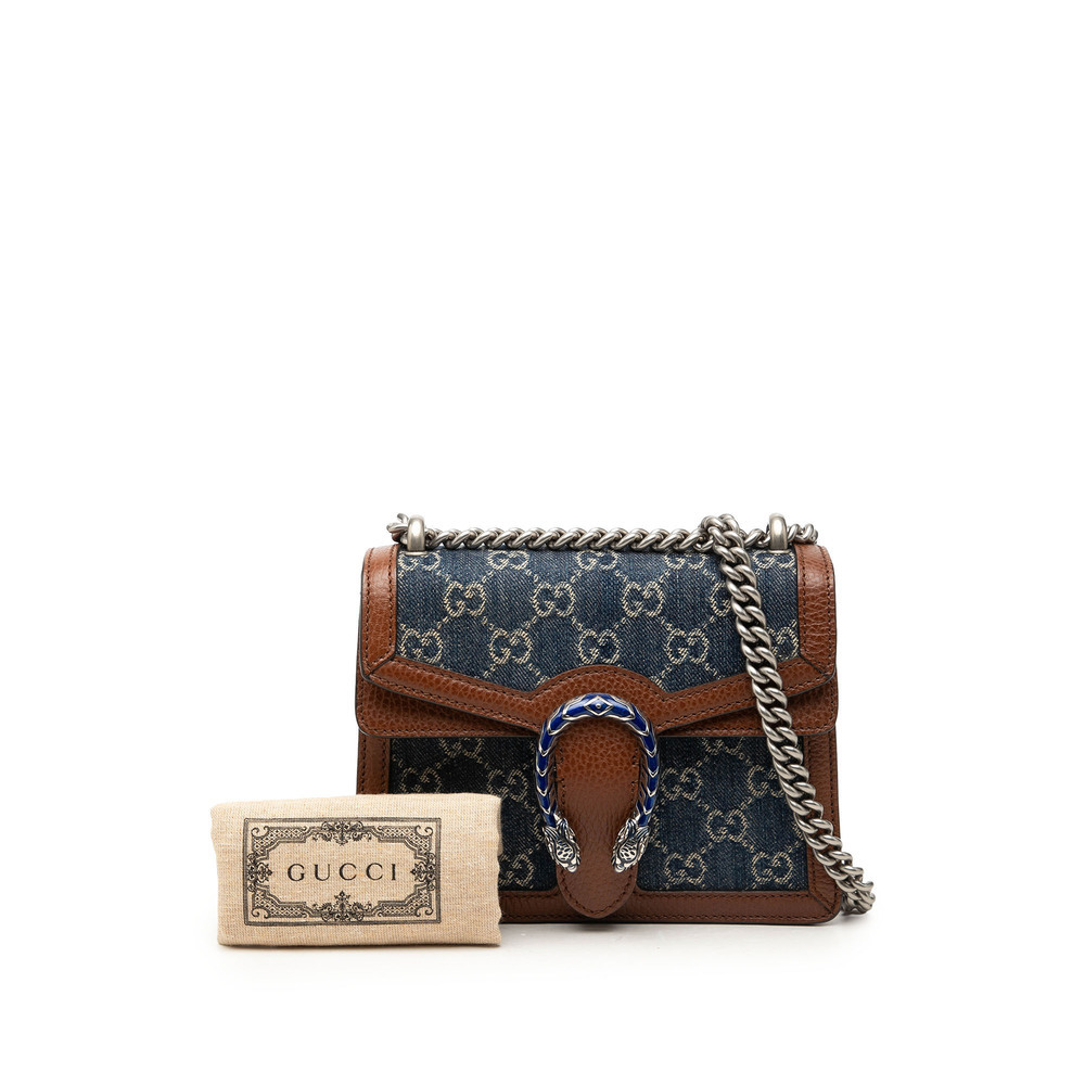 Pre-Loved Gucci Small GG Denim Dionysus Crossbody - Picture 7 of 7